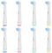 8 Stück Interspace Aufsteckbürsten, Kompatibel mit Braun Oral B Elektrische Zahnbürste zur Reinigung von Zahnzwischenräumen, Brücken und Implantaten.