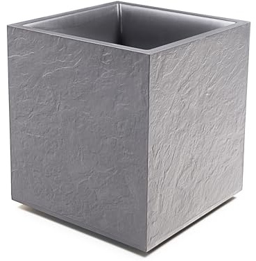 Ondis24 Fioriera Vulkan 40 con serbatoio d'acqua, resistente all'inverno (grigio chiaro)