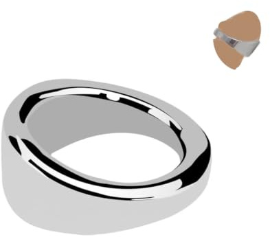 Stainless Steel Ring Cock Ring Twist Clasps Jump Rings Male Cock Ring Glans Ring Metal Penis Ring Delayed Ejaculation Increase Stimulation Sex Toys for Men