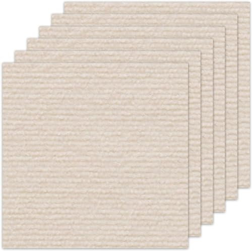 Losetas de Alfombra Autoadhesivas Azulejos de Alfombra para el hogar, 12 Piezas de losetas de Alfombra Autoadhesivas, tapetes para Piso despegables y pegables, duraderos, insonorizados, para Pisos de