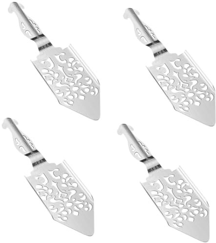 JEWEDECO 4piezas Cuchara De De Inoxidable Filtro Para Preparar y Utensilio Multifuncional Para Bebidas Artesanales