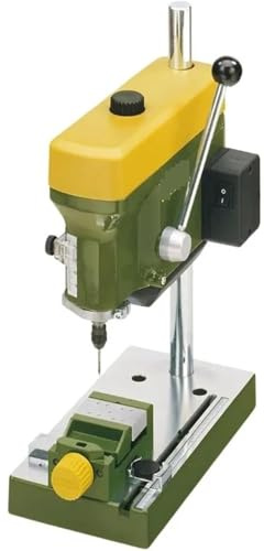 Perceuse à Colonne, Perceuse à colonne de précision - Capacité de micro-trous, profondeur et table réglables, sélection à 3 vitesses