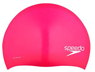 Speedo Unisex-Adult Swim Cap Silicone Long Hair