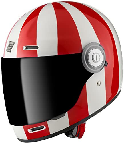 Bogotto V135 T-R3 Helm, rot/weiß, L