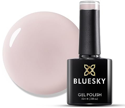 Bluesky Gel Nail Polish 10ml, Dollymilk - CM02, Pale Pink Soak-Off Gel Polish For Manicure, Professional, Salon And Home Use, Long Lasting, Chip Resistant, Requires Curing Under UV/LED Lamp