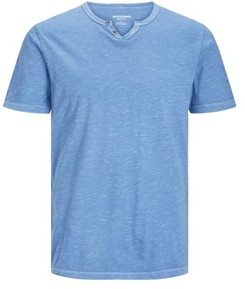 JACK & JONES Jjesplit Neck camiseta SS Chaqueta Acolchada, Costa del Pacífico, L Hombres