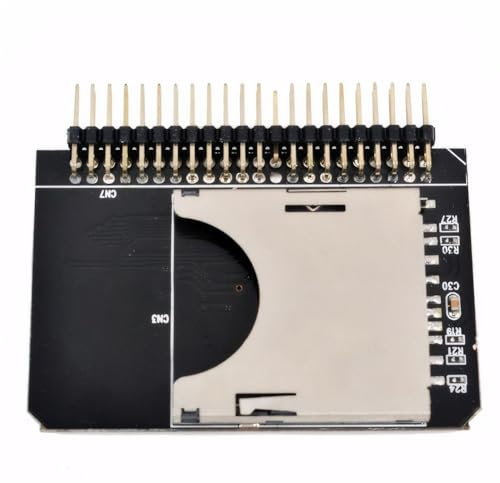 LYEAA Adaptador de Tarjeta IDE Pata Macho de 44 Pines - Convierta HC/XC/MMC a una Interfaz HDD para computadora portátil de 2,5 Pulgadas