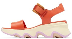 Sorel Women's Kinetic Impact Y-Strap High Sandal, Tuscan/Aura, 7.5 UK