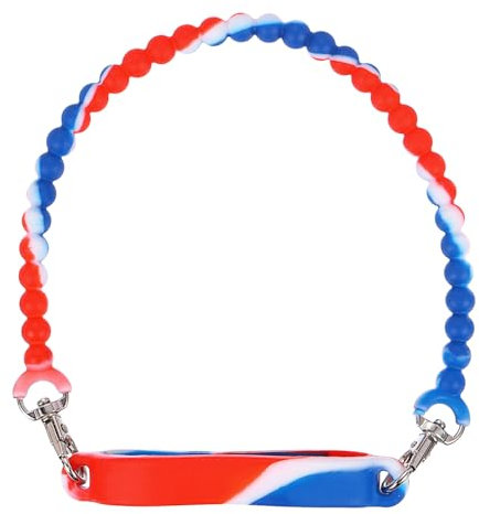 QUARKZMAN Porta Bottiglia d'Acqua con Tracolla, 135mm/5,3 Porta Bicchiere in Silicone Porta Tazza Caffè Borsa per Bottiglia d'Acqua per Campeggio Passeggiate Escursioni, Rosso/Blu