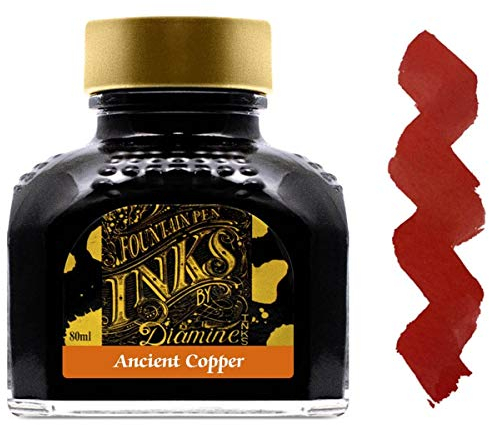 Diamine 80ml Ancient Copper Fountain Pen Ink Bottle