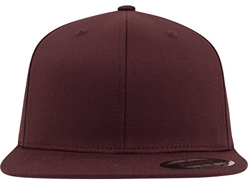 Flexfit Flat Visor Kappen, Maroon, S/M
