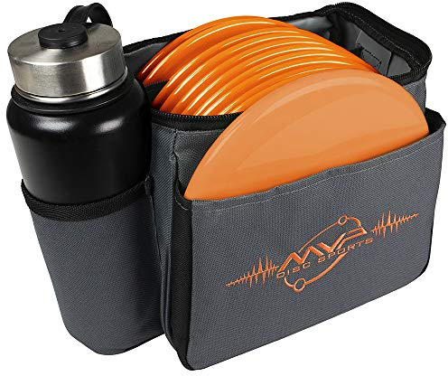 MVP Disc Sports Cell Disc Golf Starter Bag (Gray/Orange)