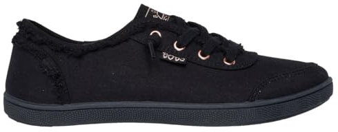 Skechers Women's Bobs B Cute Sneaker, Black, 2 UK