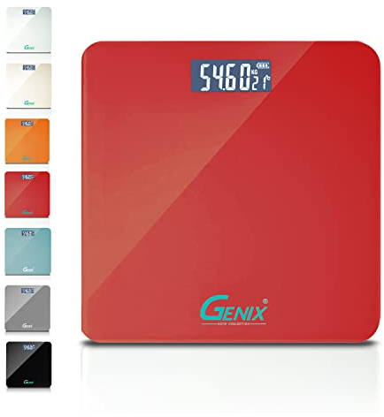 Báscula digital (máx. 180 kg) Báscula de precisión pesa personas, ultrafina, de cristal templado, báscula electrónica para control de peso, forma profesional, precisa para adultos y niños