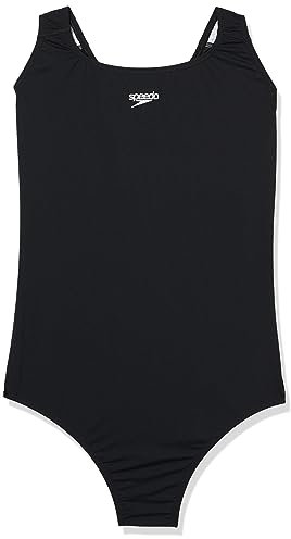 Speedo Eco Endurance+ Medalist Badeanzug für Damen, Schwarz, Schwarz , 44