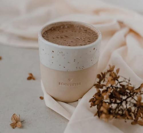 Eulenschnitt Kaffeebecher Schwester