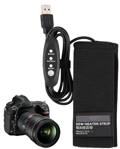 Lens Heater Warmer 3 Heat Settings Dew Remover Lens Warmer