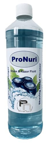 ProNuri Scherkopfreiniger für Philips Reinigungsstation, Reinigungsflüssigkeit für Rasierer, 1 Flasche
