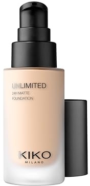KIKO Milano Unlimited 24H Matte Foundation 1.5 NG, Long-Lasting Matt Liquid Foundation With Up To 24-Hour Hold