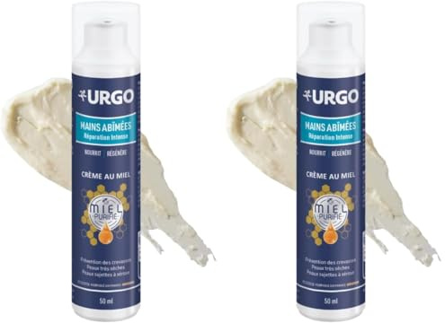 URGO Réparation Intense Crème Mains Miel 50ml (Lot de 2)