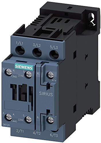 Siemens 3RT2026-1BB40 CONTACTOR, AC-3, 11KW/400V, 1NO+1NC, DC 24V, 3-Pole, SZ S0 Screw Terminal, White
