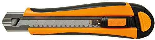 Fiskars Profi-Magazincuttermesser, 18 mm, Orange/Schwarz, 1004620