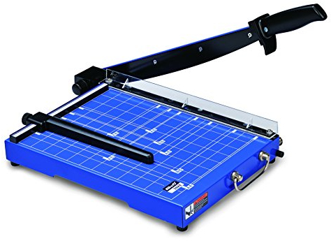 Olympia G 3640 Premium Hebelschneider | hochwertiger Papierschneider A4 bis zu 40 Blatt | 360 mm Arbeitsbreite | Fingerschutz & automatische Fixierung | Papierschneidemaschine | Schneidegerät | blau
