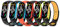 CHULN 6 Stücks Armband Kompatibel für Xiaomi Mi Band 7/Xiaomi Mi Band 6/Xiaomi Mi Band 5/Amazfit Band 5, Wasserdicht Sport Soft Silikon Smart Ersatzbänder für Xiaomi Mi Band 7/6/5