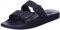 Fitflop Men's Iqushion Two Bar Adjustable Slide Sandal, Midnight Navy, 10 UK