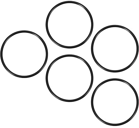 QUARKZMAN 95mm x 85mm x 5mm Nitrile Caoutchouc Joints toriques x 5 Pièces Rond Joint Rondelle pour Robinet Plomberie Réparation Étanchéité Connexion [Noir]