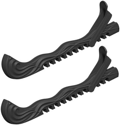CUNTAUK Protectores de patinaje sobre hielo, zapatos de hockey, cubiertas de cuchillas de patinaje sobre hielo, hebillas ajustables, protectores de patinaje artístico, accesorios de hockey sobre hielo