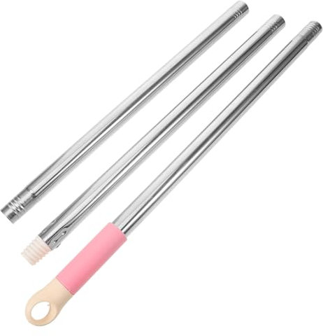 WHAMVOX Accesorios De Mango De Escoba De Acero Inoxidable Mango De Repuesto Para Trapeador Varilla Para Trapeador De Secciones Reemplazo Para Para Limpieza De Pisos Baño