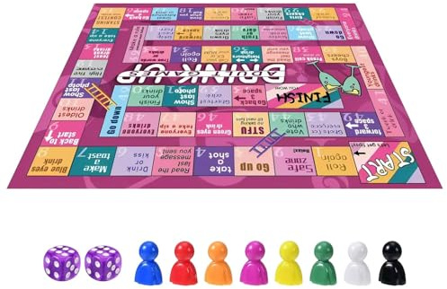 Divertenti giochi di bere per adulti,Giochi di bere per adulti,Giochi di coppie Gioco da tavolo Tappeto in pelle - Giochi divertenti interattivi, giochi di festa da bere per serate di gioco
