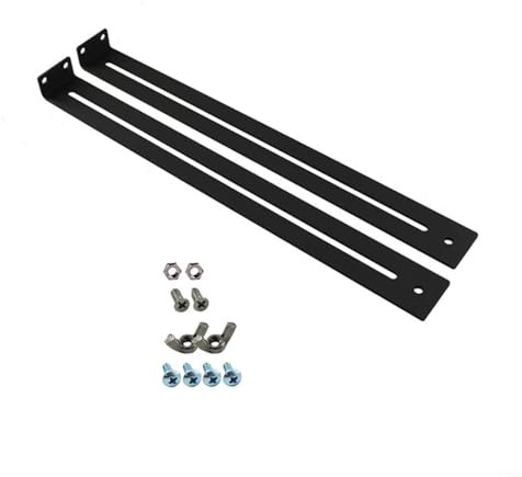 MoSundi Kit de reparación de cajones, soporte de soporte de muebles, juego de accesorios de refuerzo para cajones de gabinetes de madera, herramienta de fijación de hundimiento inferior con tornillos
