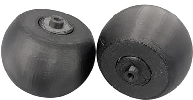 2 Stück Vorderrad Ersatz mit Kohlenstoffstahl-Kugellager 608 kompatibel mit Bosch Indego 300 350 400 500 700 Mähroboter