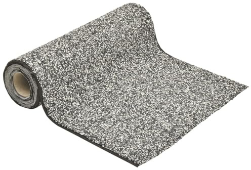 WGYHOME Lámina de piedra gris 1000 x 40 cm – Revestimiento para borde de estanque, cubierta de arroyo, fieltro de polipropileno con adhesivo resistente al agua, resistente a la intemperie, efecto