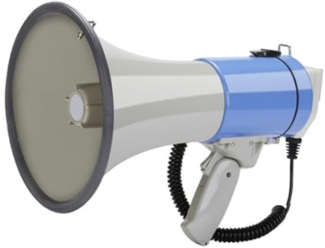 megafon, Megafonhögtalare Megafon 50w High Power inspelningsbar högtalare Diskanthögtalare Ergonomiskt grepp