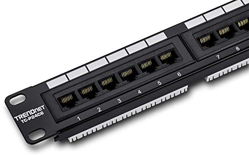 TRENDnet TC-P24C6 24-Port Cat6 Unshielded Patch Panel