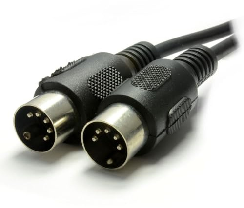 kenable MIDI-kabel 5-polig DIN hane till 5-polig DIN hane 3 m [3 meter/3m] svart