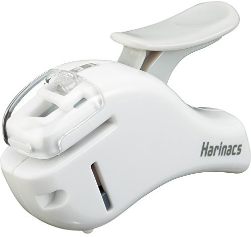 Kokuyo Harinacs Häftapparat, kompakt alfa, upp till 5 ark bindning, vit, japansk import (SLN-MSH305W)