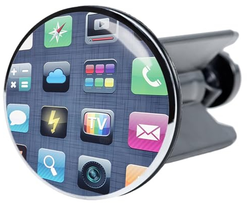 Sanilo Waschbeckenstöpsel App, schöner Stöpsel für das Waschbecken, universal mit Motiv