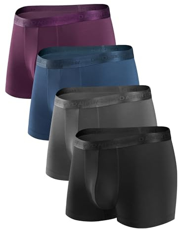 DAVID ARCHY Boxershorts, herrunderkläder, mikrofiber, modal, multipack, retroshorts för vardagen, flexibla, XL