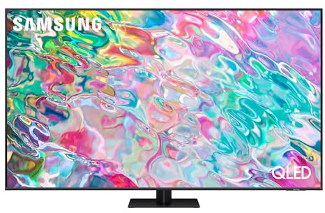 Samsung TV QLED QE85Q70BATXZT, Smart TV 85 Serie Q70B, QLED 4K UHD, Alexa e Google Assistant integrati, Titan Gray, 2022, DVB-T2