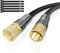 Mygatti 50 Meter Antennenkabel HD Koaxial Satellitenkabel - 2x F-Stecker vergoldete Metallkappe, unterstützt HDTV, DVB-T2, DVB-C, DVB-S, für digitalen, analogen Empfang