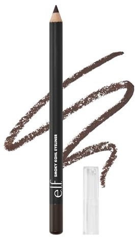 e.l.f. Smoky Kohl Eyeliner, Eye Pencil for Creating Long-Lasting, Bold, High-Pigment Makeup Looks, Vegan & Cruelty-Free, French Roast