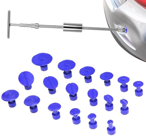 Generico Kit Riparazione Bozze Auto - Attrezzatura Resistente per Riparazione | per Ammaccature Carrozzeria - per Pannelli Frigorifero, Lavatrice, Detailing E Ripristino