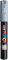 uni-ball 186733 - POSCA Marker mit extra feiner Rundspitze, grau