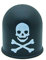 Birsppy Schutzkappe Anhängerkupplung Deckel Schädel Trike Quad Skull Totenkopf schwarz
