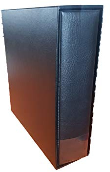 Álbum para tarjetas postales, carpeta de colección, álbum de tarjetas de vista A4 y caja con 50 hojas