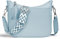 URAQT Damen Umhängetasche, Kleine Handtasche, Crossbody Bag, Zwei Riemen Verstellbar Abnehmbar, Geeignet für Reise, Einkauf, Blau, 20.5 x 23.5 x 8 cm